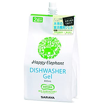 【中古】 ハッピーエレファント 食洗機用 ジェル<strong>洗剤</strong> 詰替用 800ml