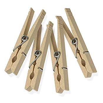 wood clothespins 木製洗濯ばさみ 50個（honeycando）