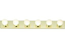 【中古】【輸入品・未使用】Nuvo SF77/190 36-Inch Six Light Vanity Strip%カンマ% Polished Brass [並行輸入品]