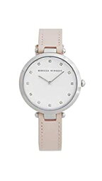 【中古】【輸入品・未使用】Rebecca Minkoff Women's Nina Stainless Steel Quartz Watch with Leather Calfskin Strap%カンマ% Blush%カンマ% 13 (Model___ 2200398)