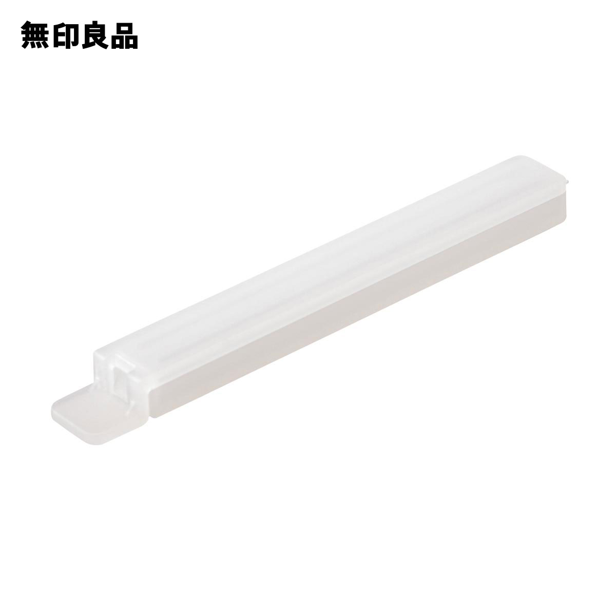 ポリプロピレン袋止めクリップ 大 5個入り 半透明(無印良品)