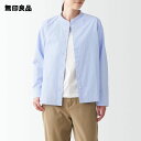 【無印良品 公式】洗いざらしブロードスタンドカラーシャツ (婦人)