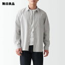 【無印良品 公式】洗いざらしブロードシャツ (紳士)