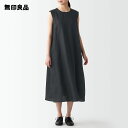 【無印良品 公式】フレンチリネン洗いざらしスリーブレスワンピース (婦人)