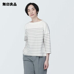 【<strong>無印良品</strong> 公式】婦人 ボーダーボートネック七分袖T<strong>シャツ</strong>