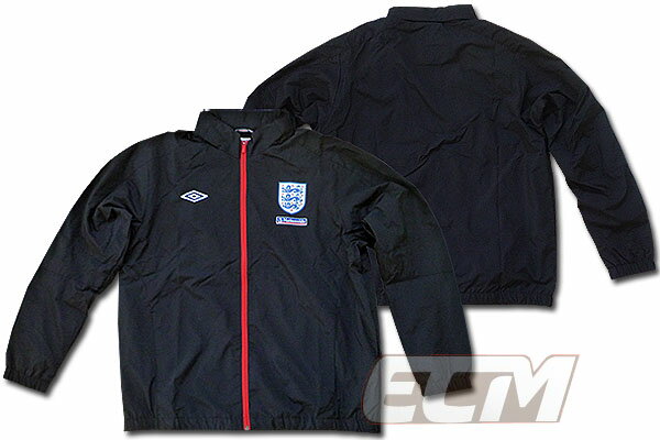 【国内未発売】【SALE】UMBRO イングランド代表　シャワージャケット ブラック【ワールドカップ/2010-11/ENGLAND/サッカー】330