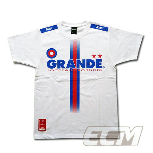 GRANDE PROTO TYPE JAPAN BLUE COLOR Tシャツ WHT/RED【サッカー/フットサル/ロンドンオリンピック/ワールドカップ/グランデ】◆メール便対応商品◆