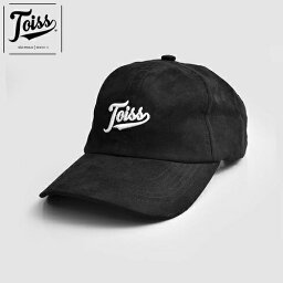 TSS1038【国内未発売】TOISS ロゴ刺繍 スウェード調ダッドキャップ Dad Logo ブラック【サッカー/トイス/<strong>ネイマール</strong>/NEYMAR/ブラジル代表/CAP】K430