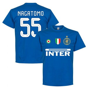 【予約RET06】ブルー55RE-TAKE インテル Team Tシャツ 55番 長友佑都 ブルー【サッカー/Inter Milan/日本代表/セリエA】ネコポス対応可能