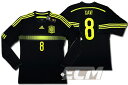 【国内未発売】スペイン代表 アウェイ 長袖 プレイヤーズモデル 8番シャビ【サッカー/13-15/Spain/ワールドカップ/ユニフォーム】ECM32