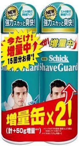 【5250円以上で送料無料】【シック】薬用シェーブガード 爽快ジェルフォーム Wパック 【150g×2本＋40g】