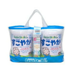 【5250円以上で送料無料】ビーンスタークすこやか2缶セット(ベビー麦茶付)【820g×2缶パック】【4987493000167】