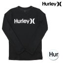 キッズ ジュニア 長袖 ラッシュガード Hurley ハーレー BRGOAOWDL FF1 F30