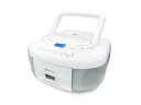 derctvue/デレクトビュー DCRC50W(ホワイト) AM/FMワイドマイクミキシング機能付CDラジカセ
