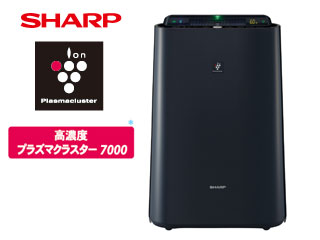 SHARP/シャープ KC-E70A1-B プラズマクラスター加湿空気清浄機 (ブラック系…...:murauchi-denki:76134180