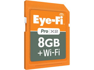 Eye-Fi/アイファイジャパン ワイヤレスメモリーカード Eye-Fi Pro X2（プロ X2） 8GB EFJ-PR-8G