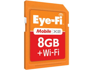 Eye-Fi/アイファイジャパン ワイヤレスメモリーカード Eye-Fi Mobile X2（モバイル X2） 8GB EFJ-MB-8G