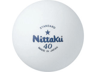 Nittaku/ニッタク 1スター硬球　ホワイト　40mm　10ダース入/ホワイト【送料無料】【smtb-u】