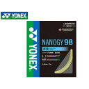 YONEX/ヨネックス NBG98-528 バドミントンストリング NANOGY 98/ナノジー 98 (コスミックゴールド)