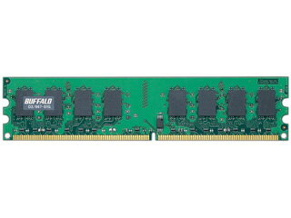 バッファロー D2/667-S1G/E PC2-5300（DDR2-667） DDR2 240pin DIMM 1GB ※白箱パッケージ※D2/667-S1Gと同等品です