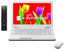 TOSHIBA/東芝 15.6型ワイドLED液晶AVノートPC dynabook Qosmio T551/T4EW ベルベッティホワイト PT551T4EBFW