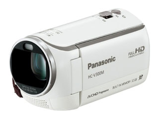 Panasonic/パナソニック HC-V300M-W（パールホワイト）　デジタルハイビジョンビデオカメラ　【panamovie12】【送料無料】【smtb-u】