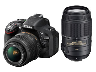 Nikon/ニコン D5200　ダブルズームキット（ブラック）　