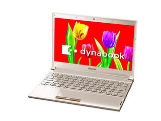 TOSHIBA/東芝 スリムコンパクトノートPC　dynabook R731/39EK シャンパンゴールド PR73139ERJK