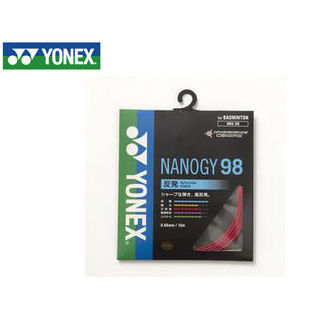 YONEX/ヨネックス NBG98-01 ナノジ−98 バドミントンガット (レッド)