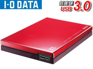 I・O DATA/アイ・オー・データ USB3.0対応ポータブルハードディスク 超高速カクうす 1TB HDPC-UT1.0R レッド×ブラウン