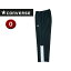 CONVERSE/コンバース CB162501P-1911 ウォームアップパンツ(サイドフルオープン仕様) 【O】 (ブラック×ホワイト)