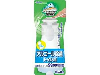 Johnson/ジョンソン スクラビングバブル 除菌剤 プッシュタイプ アルコール除菌 トイレ用 本体 300ml