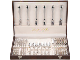 KOBAYASHI/小林工業 【LOCKYWOOD】フレンチアクセント ディナー24本セット 5-18424-100 KOBAYASHI/小林工業 【LOCKYWOOD】フレンチアクセント ディナー24本セット 5-18424-100