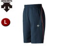 ショッピングデサント DESCENTE/デサント DTM1911PB-INR トレーニングハーフパンツ 【L】 (インクグレー×レッド)
