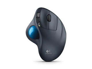 Logicool/ロジクール 【数量限定！即納！】M570 Wireless Trackball シルバー＆ブルー 【lokmtokka】ひと味違う快適性と操作性