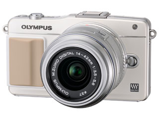 OLYMPUS/オリンパス PEN mini E-PM2 レンズキット （ホワイト）　ミラーレス一眼　