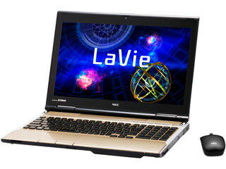 NEC 【納期約2週間前後】15.6型ワイド ノートPC LaVie/ラヴィ L クリスタルゴールド PC-LL750HS6G