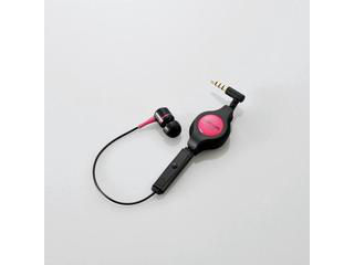 ELECOM/エレコム 【お届けにお時間がかかります】EHP-SMINR01PN スマートフォン用ヘッドホンマイク ピンク