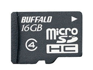 納期にお時間がかかる場合があります バッファロー RMSD-BS16G Class4防水microSDHC 16GB