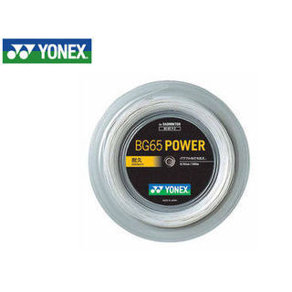 YONEX/ヨネックス BG65P2-11 BG65パワ− 200M バドミントンガット (ホワイト)