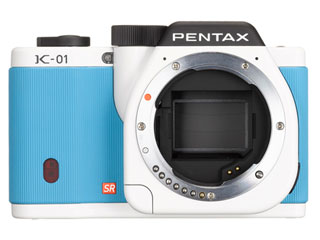 PENTAX/ペンタックス PENTAX K-01 ボディ（ホワイト×ブルー）　