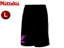 Nittaku/ニッタク NW2844-21 ブレーカーハーフパンツ 【L】 (ピンク)