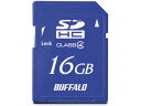 BUFFALO/バッファロー SDHCメモリーカード 16GB Class4(クラス4) RSDC-S16GC4B