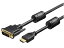 バッファロー HDMI:DVI変換ケーブル コア付 5.0m ブラック BSHDDV50BK