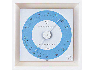 エンペックス エンペックス　温湿度計／ブルー／LV-4406　