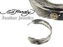 Ed Hardy/エドハーディー Silver925バングル/ブレスレット■フェザージュエリー■アンティークシルバーカラー■