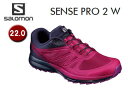 SALOMON/サロモン L39250600 SENSE PRO 2 W ランニングシューズ ウィメンズ 【22.0】