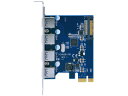 センチュリー PCI Express×1接続 USB3.0×4ポート インターフェースカード ポートを増やしタイ CIF-USB3P4FL