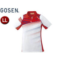 GOSEN/ゴーセン T1611 レディースゲームシャツ 【LL】 （レッド）の画像
