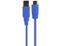 サイバーガジェット CYBER・USB2.0コントローラー充電ケーブル1.2m ブルー CY-P4US2C1-BL【PS4】